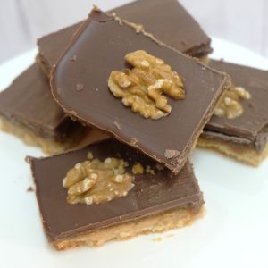 Coffee & Walnut Millionaire's Shortbread